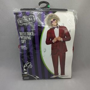 Beetlejuice Wedding Suit Adult Large L Spirit Halloween Costume
